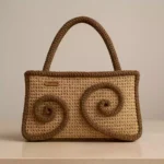 Spiral Dokunuş El Örgüsü Omuz Çantası