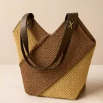 İki Tonlu Deri Askılı Omuz Çantası